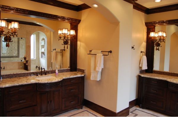 traditional style bathroom
