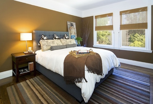 winter guest room browns