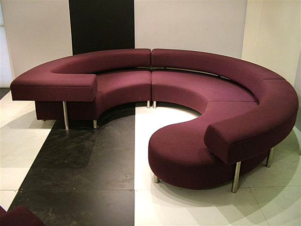 Art Deco-influenced couch