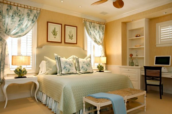 Beautiful bedroom with traditional interiors that is easy on the eye