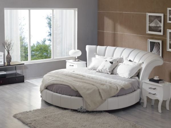 Contemporary round bed-set helps create exquisite interiors