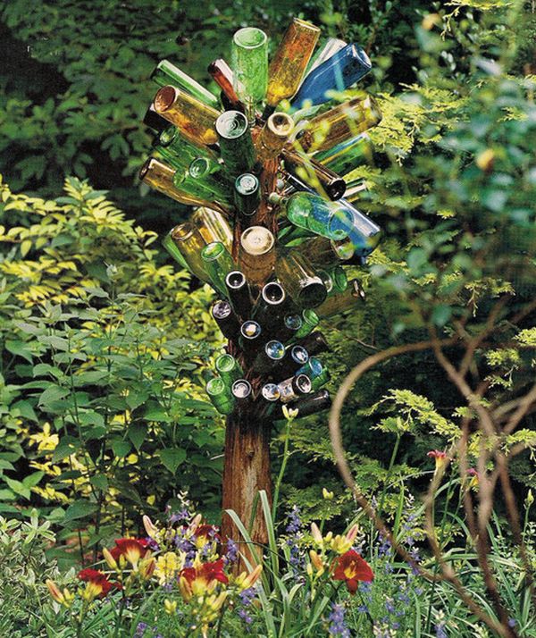 DIY Eclectic art addition to the garden you can craft with relative ease