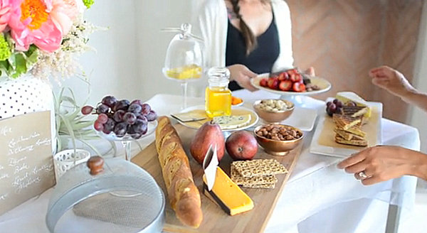 Delicious foodie spread for an outdoor party