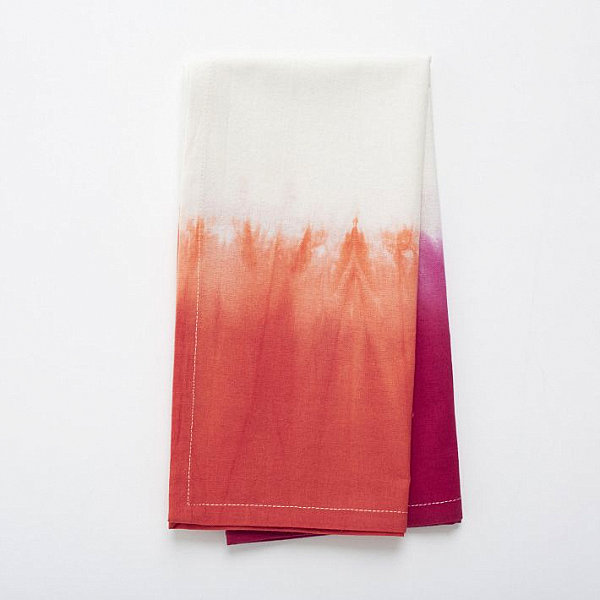 Dip dye napkin set