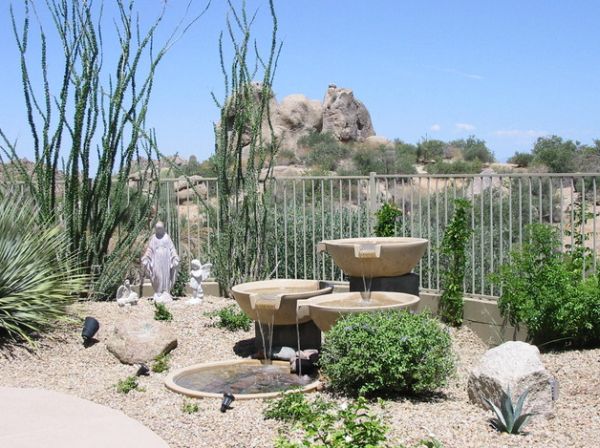 Garden art perfect for a desert environment