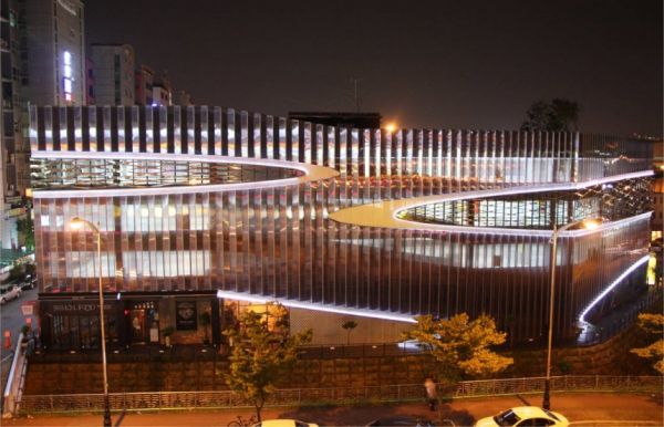 Herma Parking Building - Night view