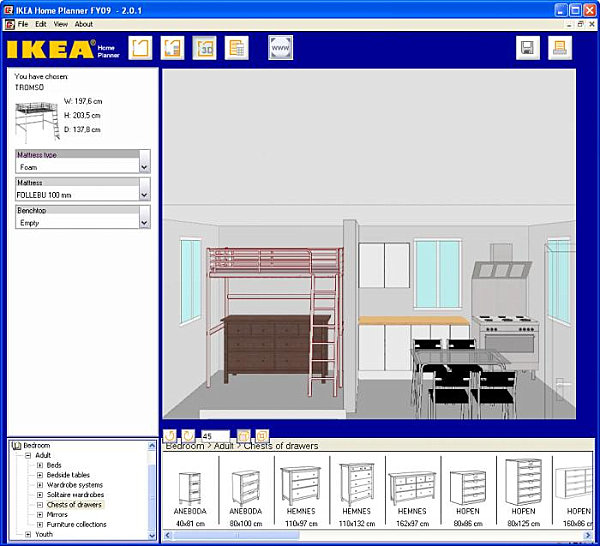 Room Planner Tools For The Modern Home   IKEA Home Planner 