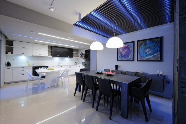 LED neon kitchen lighting