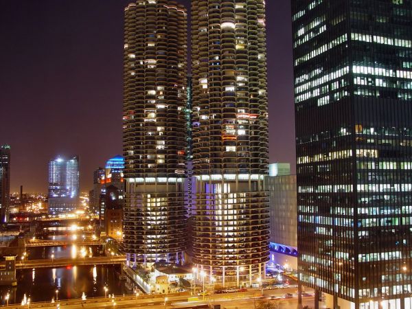 Marina City in Chicago