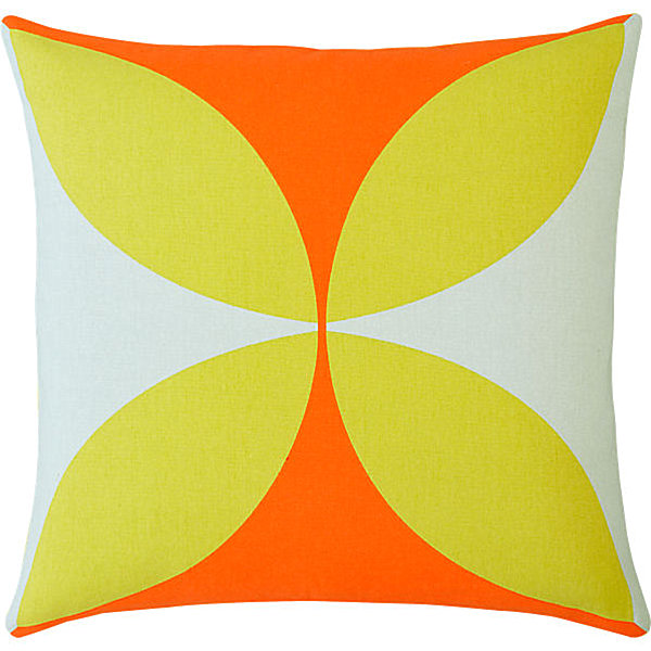 Modern geometric pillow