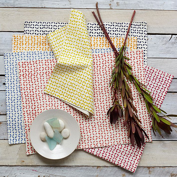 Patterned placemats