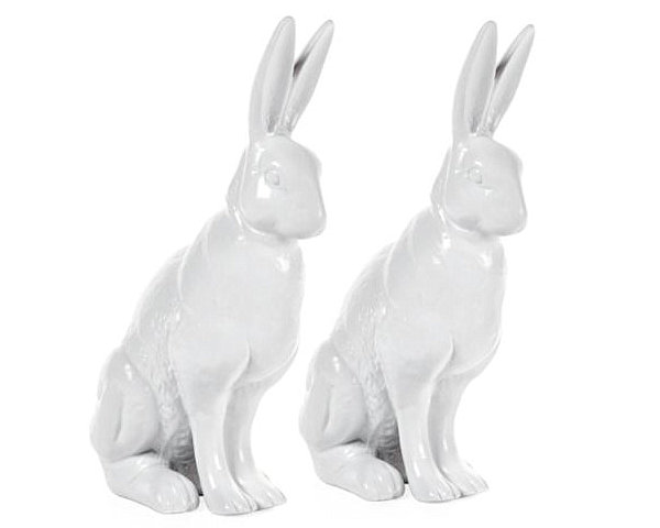 Porcelain rabbits