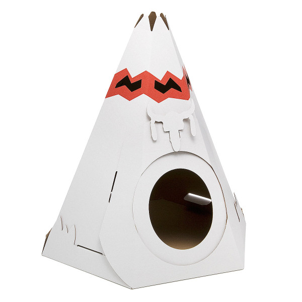 Teepee cat house