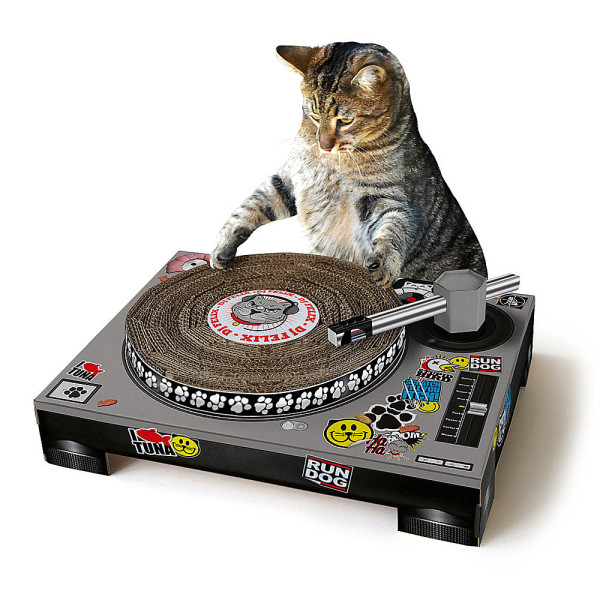 Turntable cat scratching pad