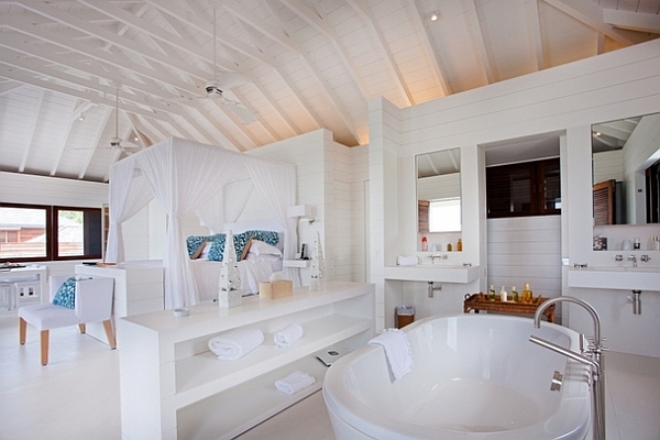 all white bathroom