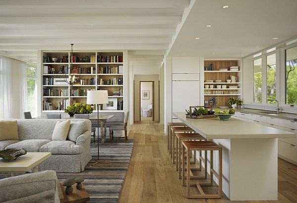 Beautiful open space living room