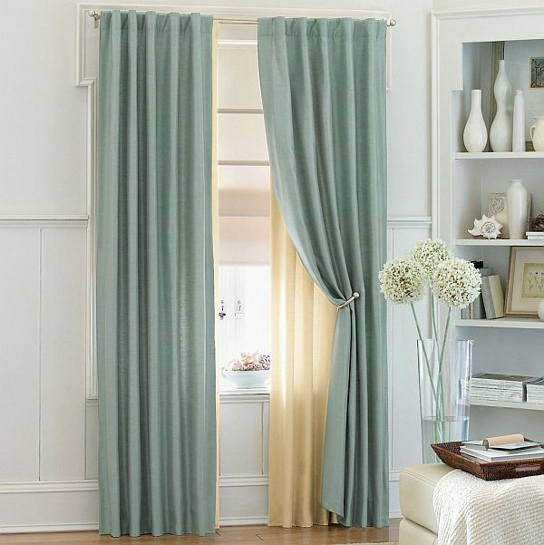 Ways To Use Sheer Curtains And Valences   Blue Sheer Curtains 