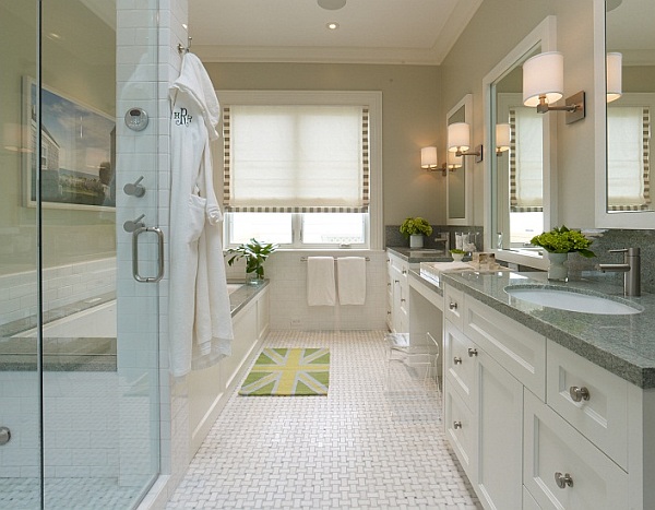 bright bathroom design