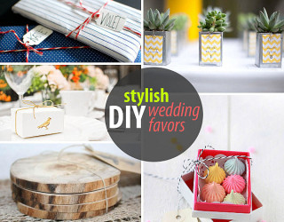 DIY Wedding Favors for Design Lovers