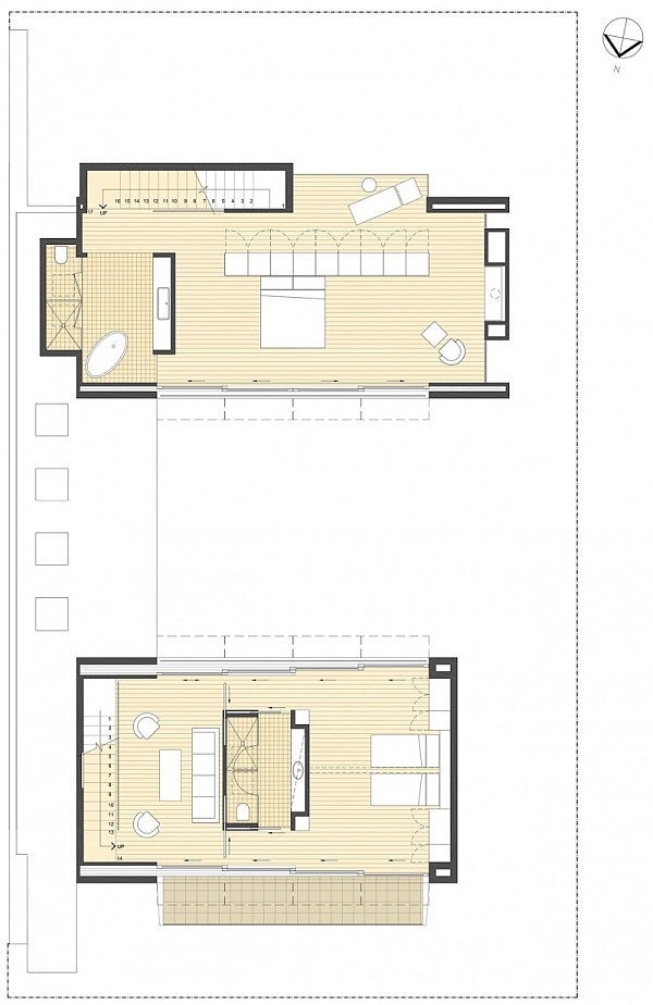 open living space - floor plan