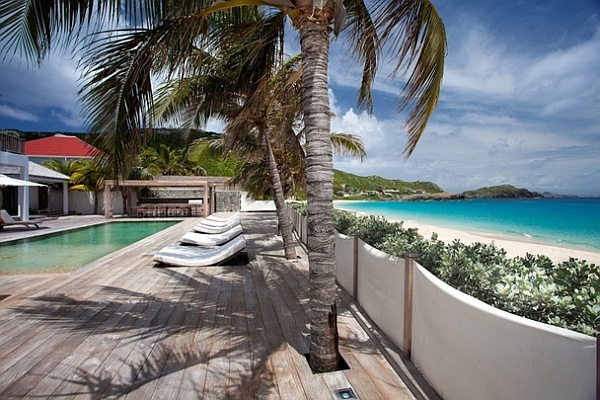 stunning beach villa in the caribbean