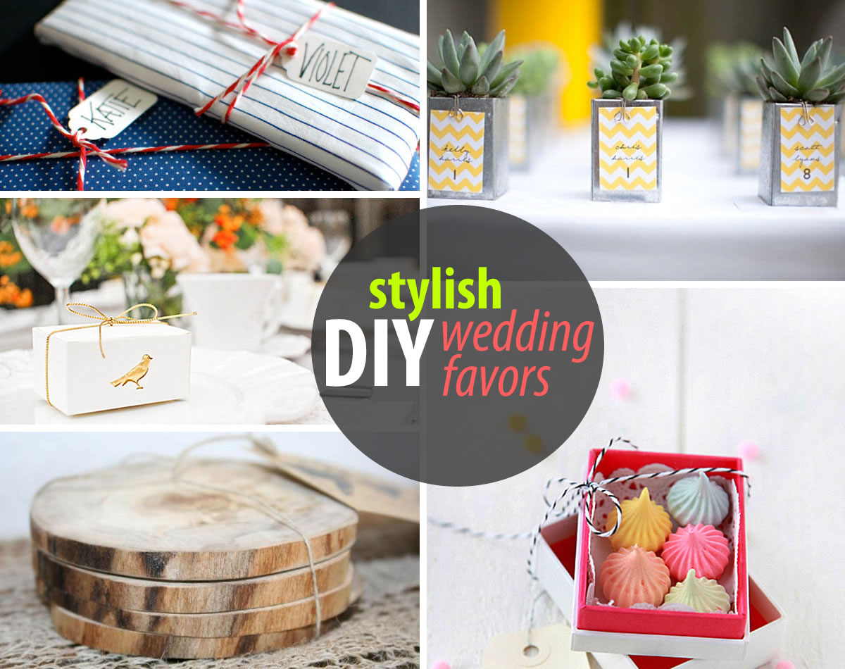 Diy Wedding Favors For Design Lovers