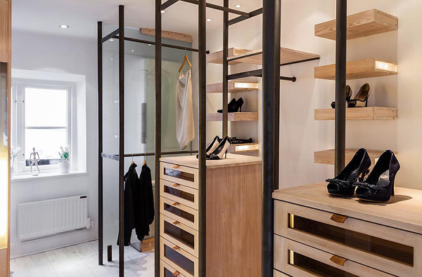 stylish shoe storage