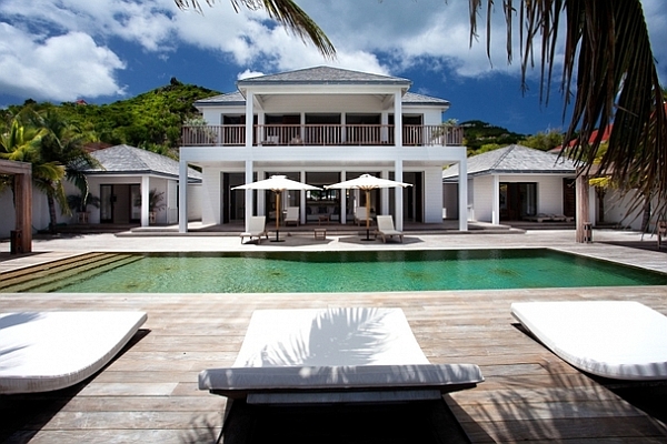 stylish villa in St Barts