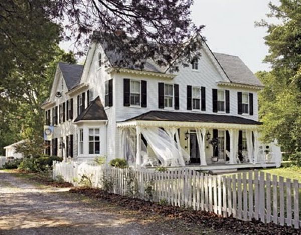 white curtains for the porch