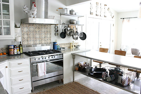 Accessible equipment in an organized kitchen