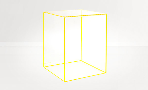 Acrylic side table