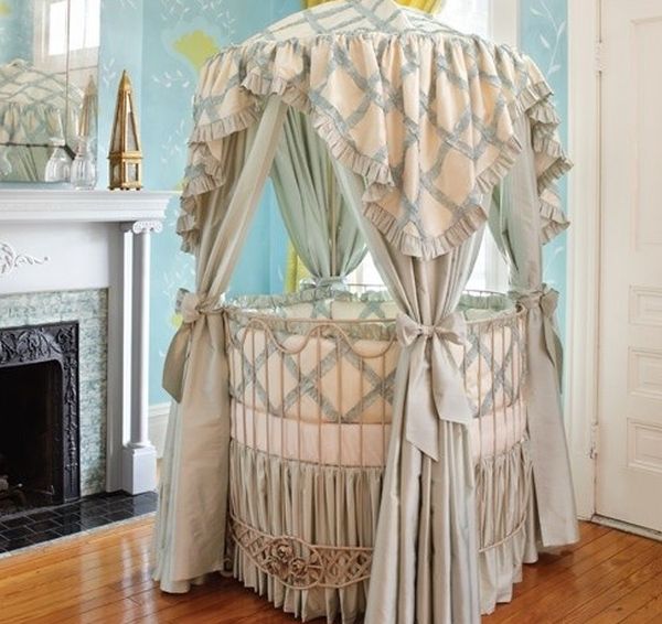 26 Round Baby Crib Designs For A Colorful And Cozy Nursery Decoist