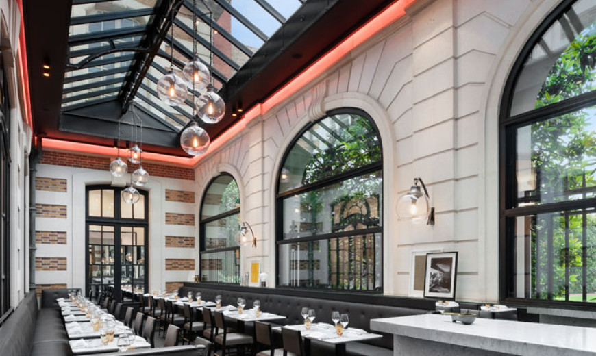 Italian Restaurant Café Artcurial Opens With Refreshed Interiors on Champs-Élysées