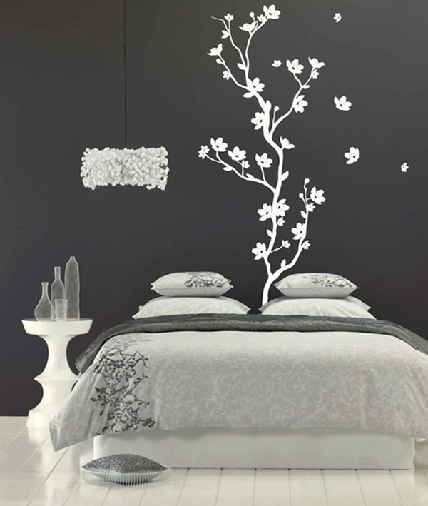 Cherry blossom tree decal wall art