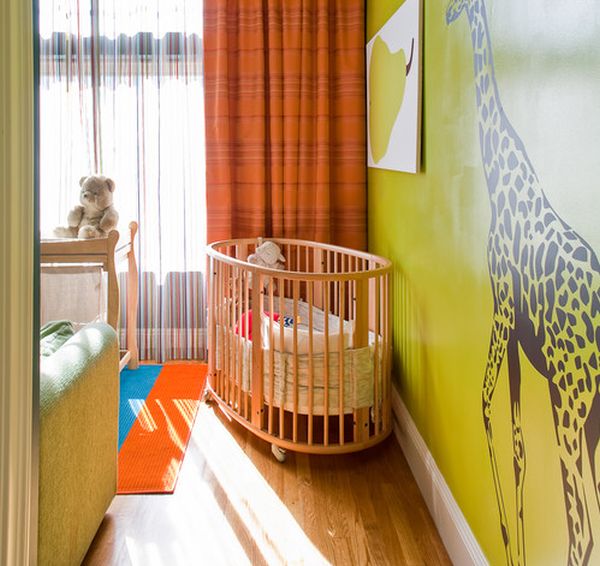 Colorful nursery with ample ventilation