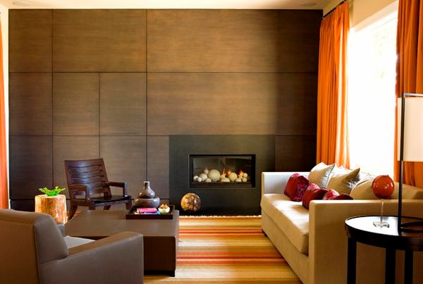 Compact fireplace doubles up as a lovely work of art