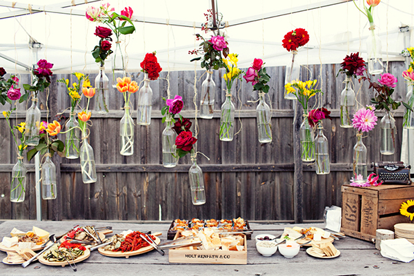 DIY Hanging Bottle Vases