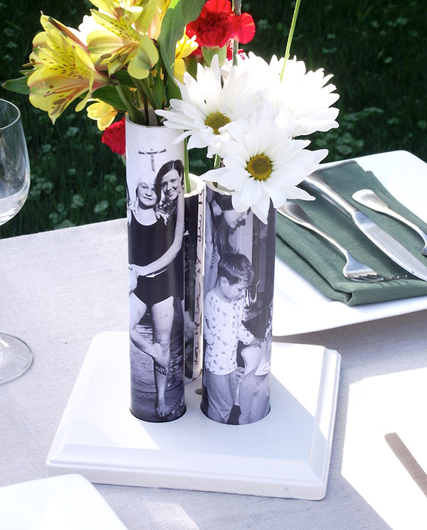 DIY Photo Vase