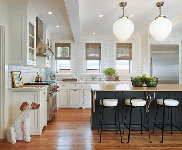 Embellishments in a modern bistro kitchen