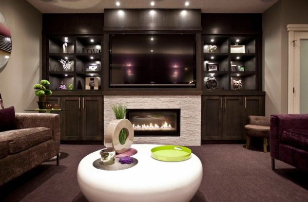 34 Modern Fireplace Designs With Glass For The Contemporary Home