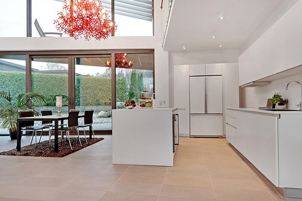 Kitchen and dining area