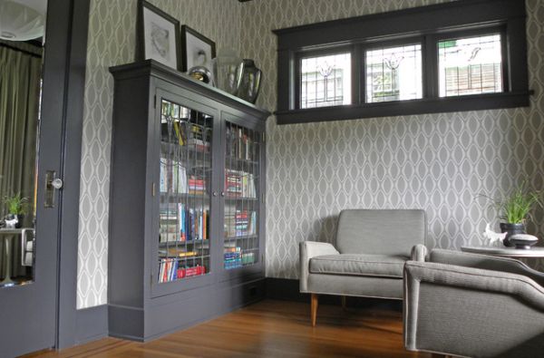 Lovely way to design a small library space