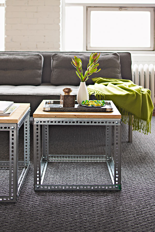 Modern Industrial DIY Coffee Table