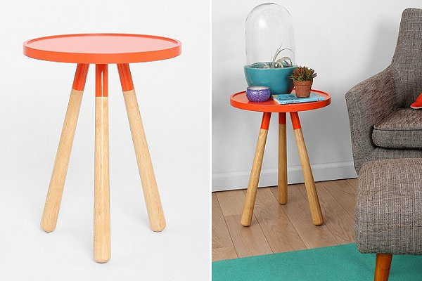 Modern tripod side table