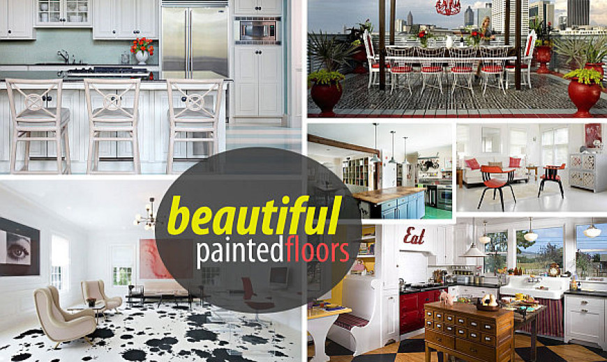 20 Painted Floors with Modern Style
