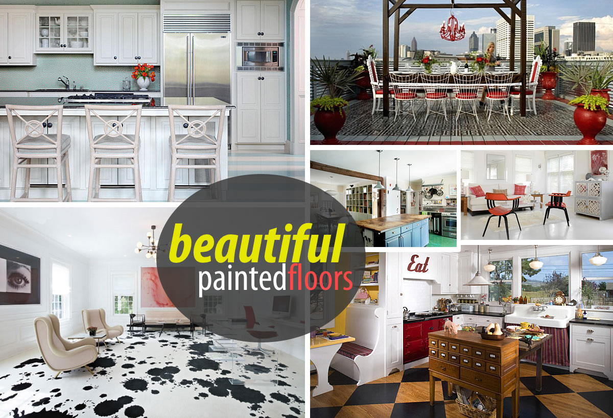 Painted Floors with Modern Style