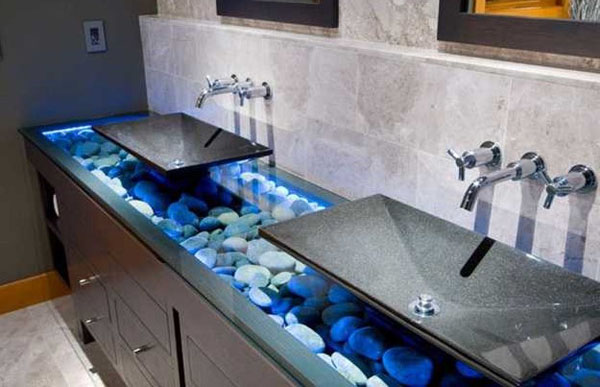 Stunning Visual Appeal: Natural Stone Pebbles in Interior Design