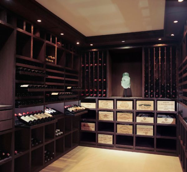 Ravishing wine cellar presents a refined look