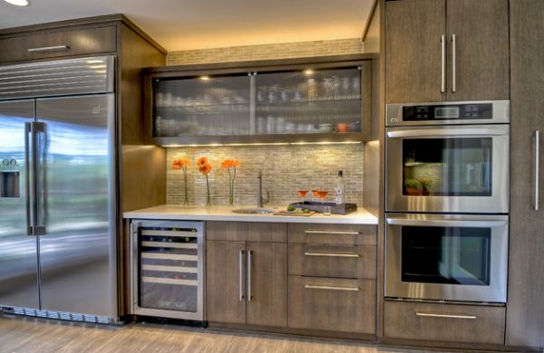 28 Kitchen Cabinet Ideas With Glass Doors For A Sparkling Modern Home