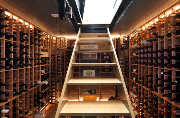 Simple and elegant way to transform your basement into a wine cellar